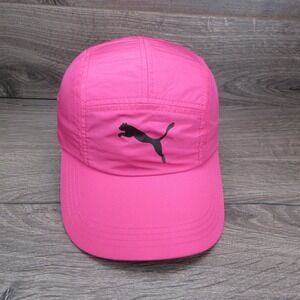 Puma Hat Cap Womens Pink Strapback Running Athletic Outdoor Lightweight Gym Hike
